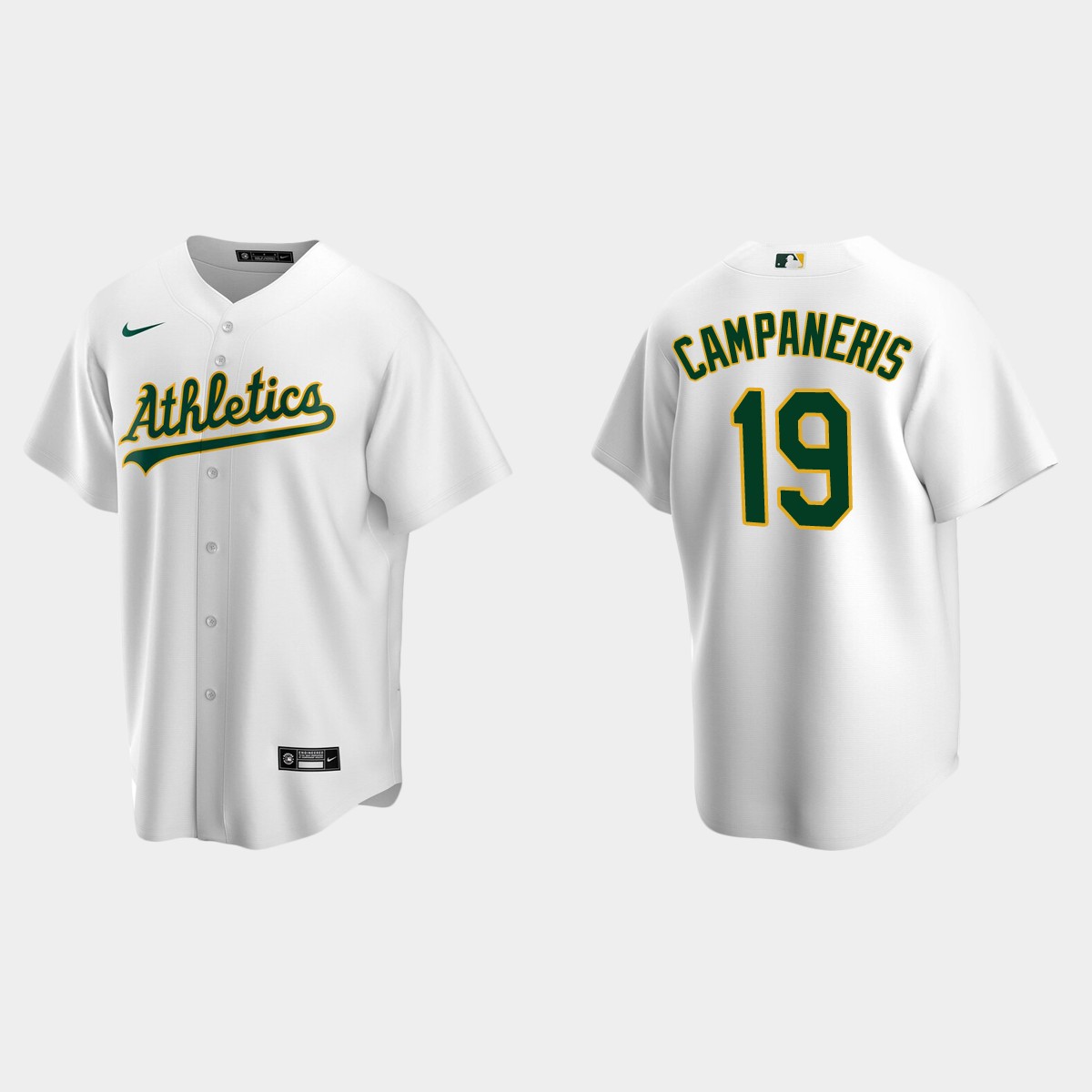 Men's Oakland Athletics Bert Campaneris White Retired Player Jersey