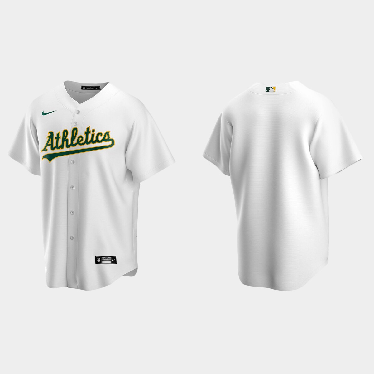 Men's Oakland Athletics Home Jersey - White