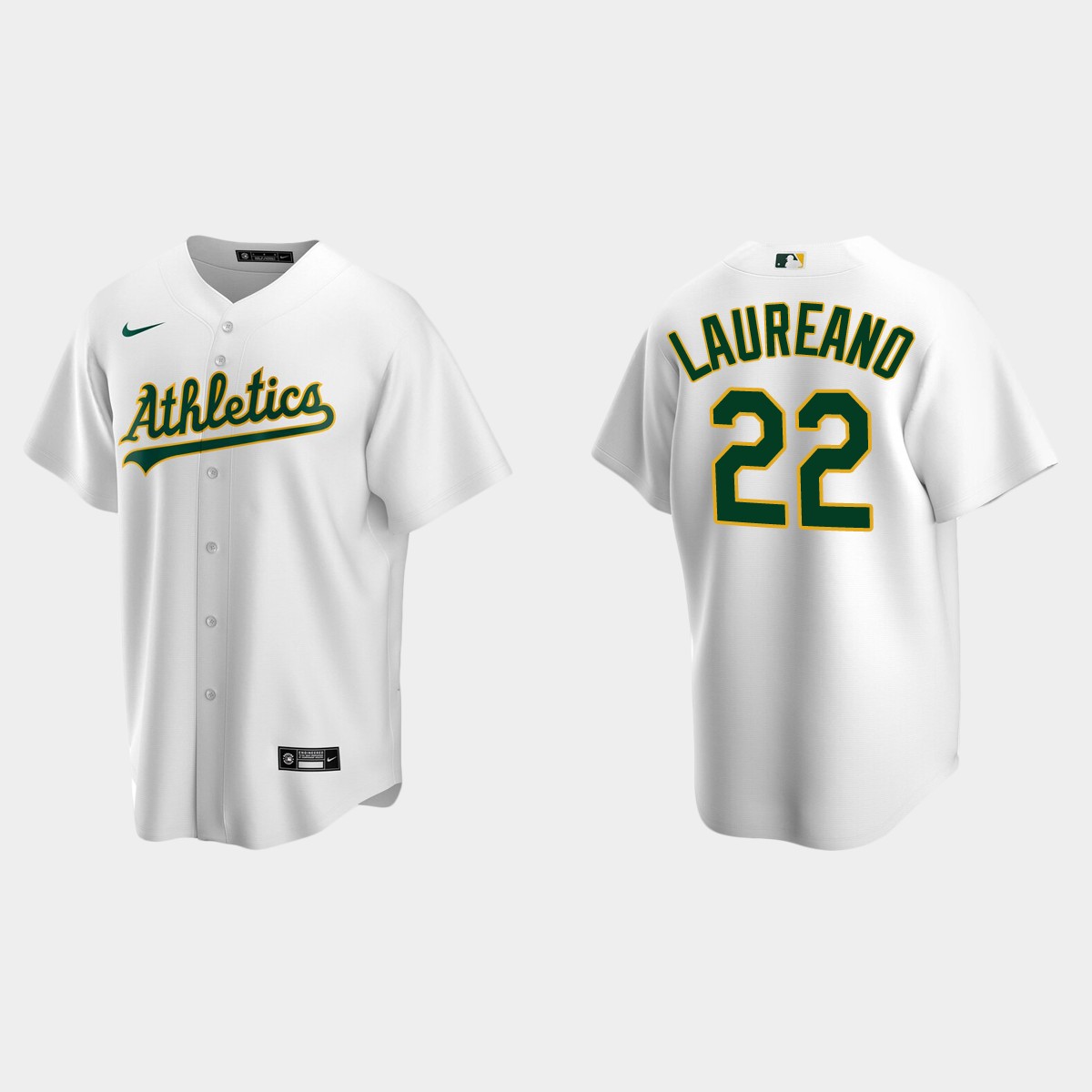 Men's Oakland Athletics Ramon Laureano Home Jersey - White
