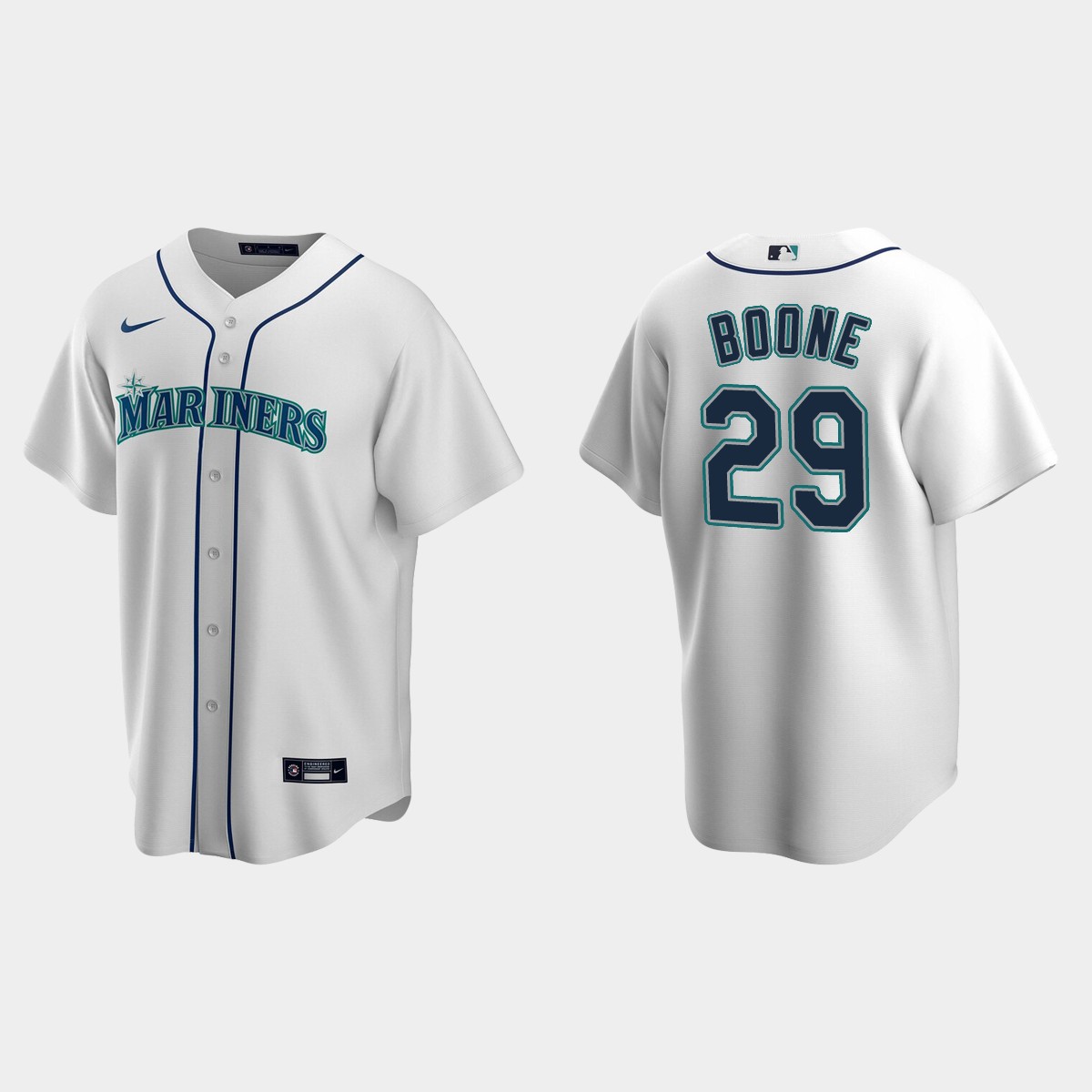 Men's Seattle Mariners Bret Boone White Retired Player Jersey