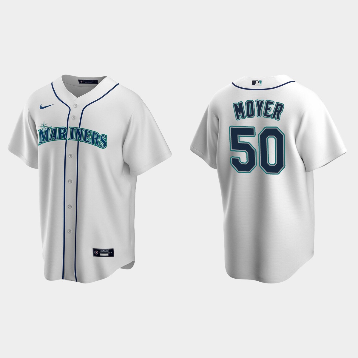Men's Seattle Mariners Jamie Moyer White Retired Player Jersey