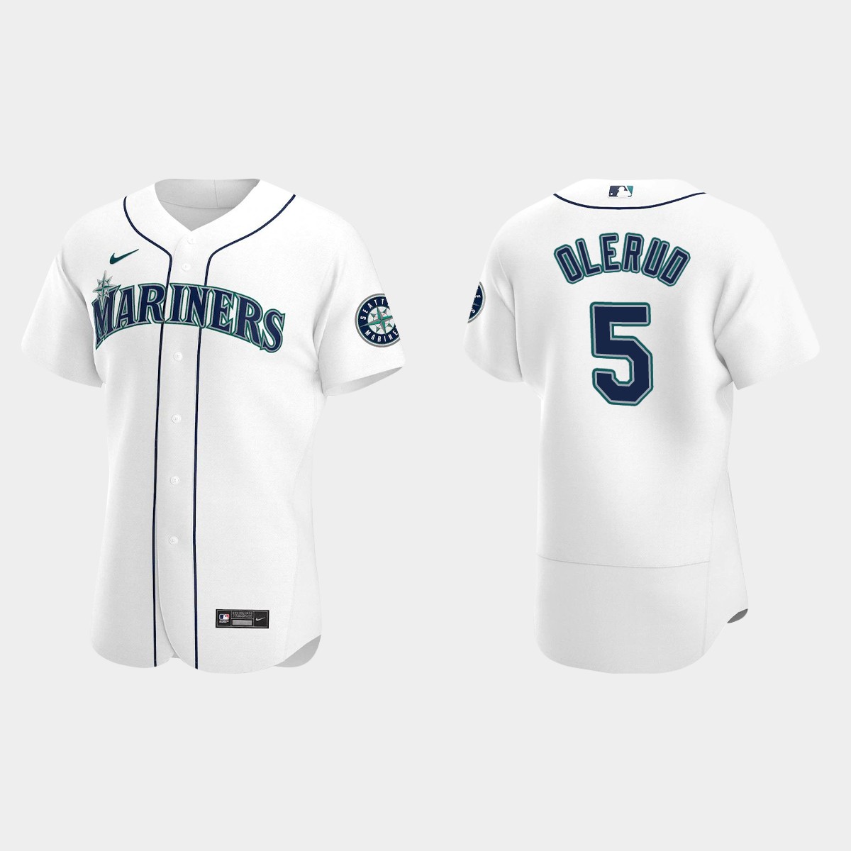 Men's Seattle Mariners John Olerud White Retired Player Jersey