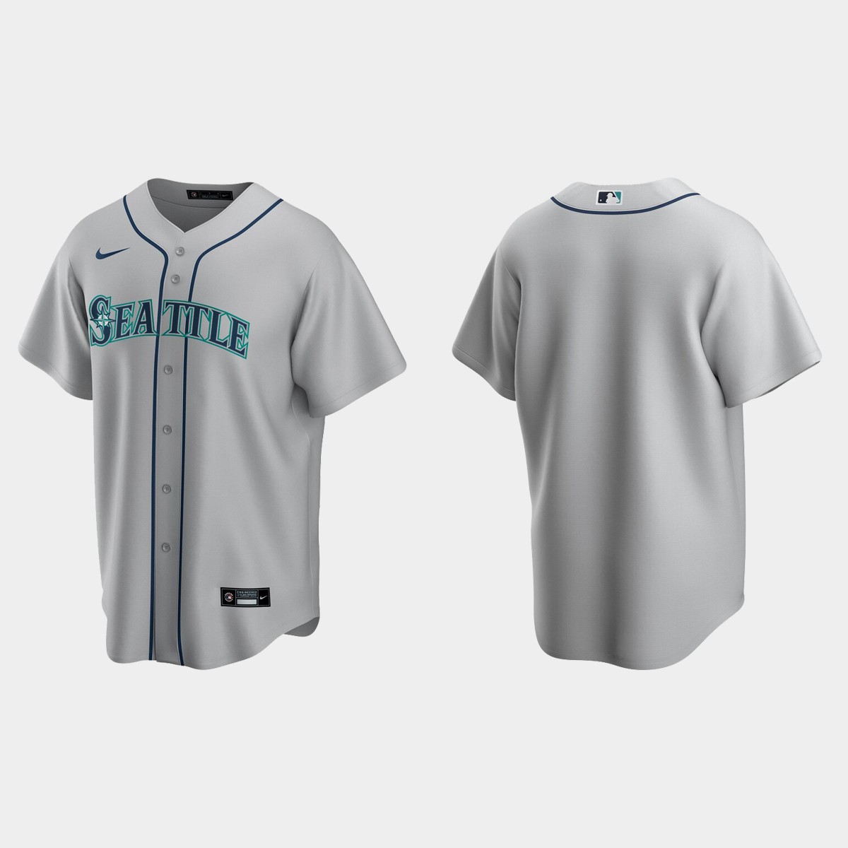 Men's Seattle Mariners Road Jersey - Gray
