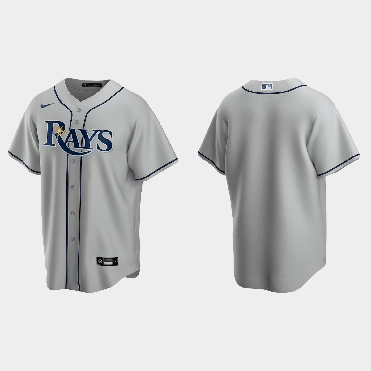 Men's Tampa Bay Rays Gray Road Jersey
