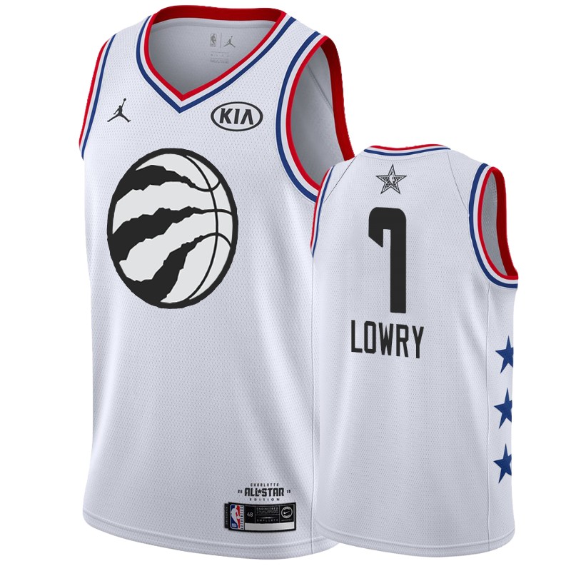 Men's Toronto Raptors #7 Kyle Lowry All-Star Jersey - White