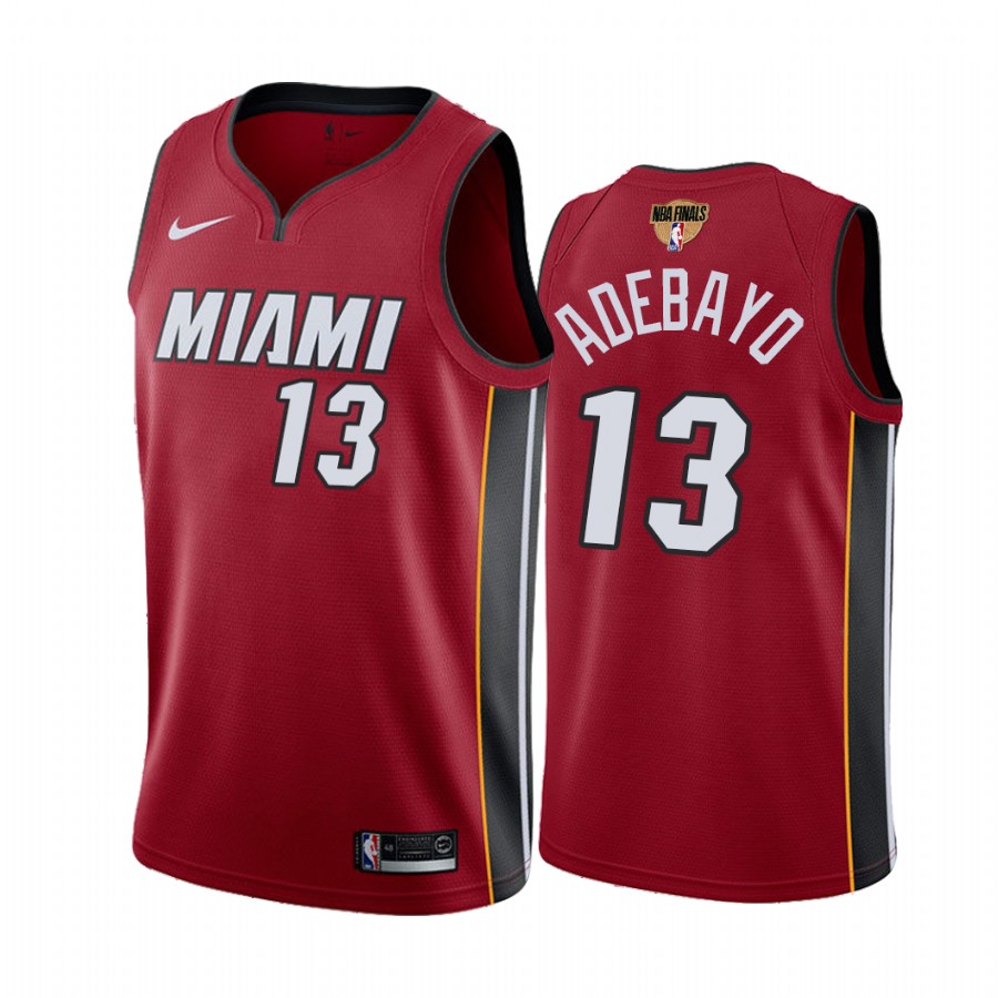 Miami Heat Bam Adebayo Finals Bound Red Jersey Statement Edition