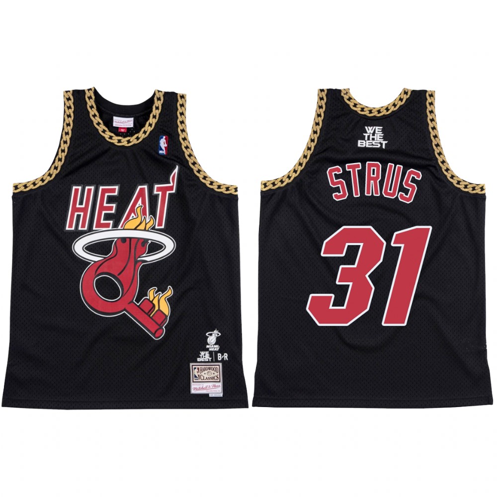 Miami Heat BR Remix DJ Khaled Max Strus Black Jersey Limited Edition