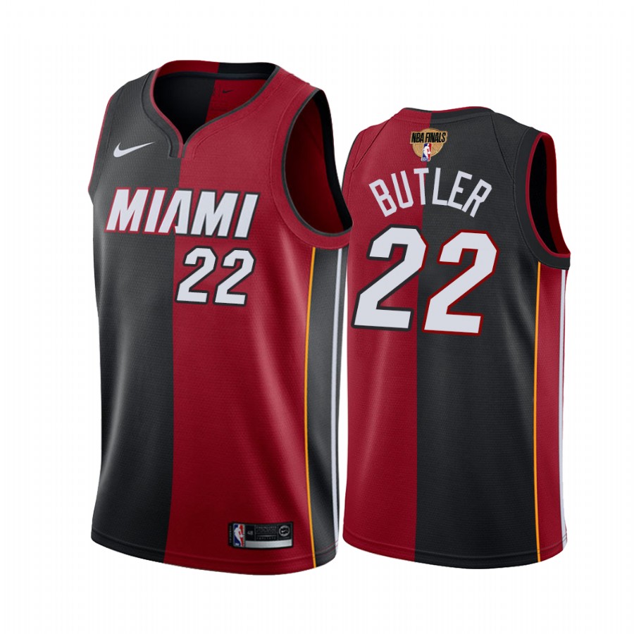 Miami Heat Jimmy Butler Finals Bound Red Black Jersey Split Special Edition