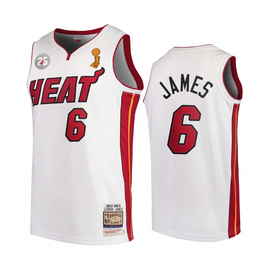 Miami Heat LeBron James #6 2013 Finals Champion Jersey Men's