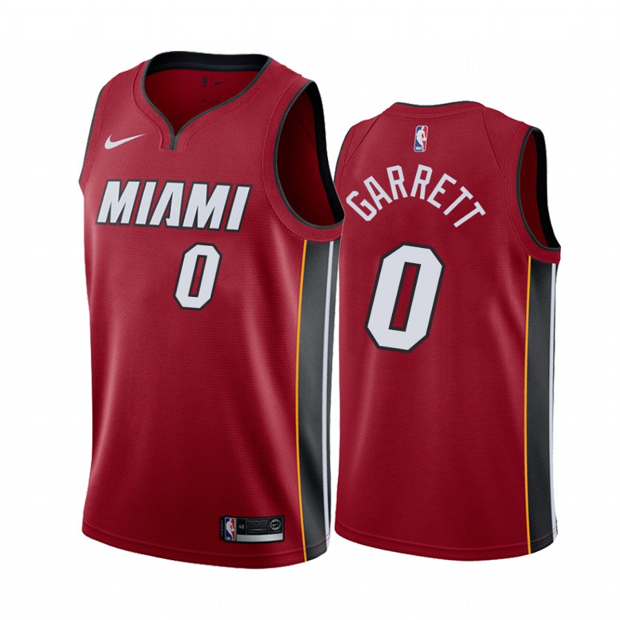 Miami Heat Marcus Garrett #0 Red  Statement Edition Jersey
