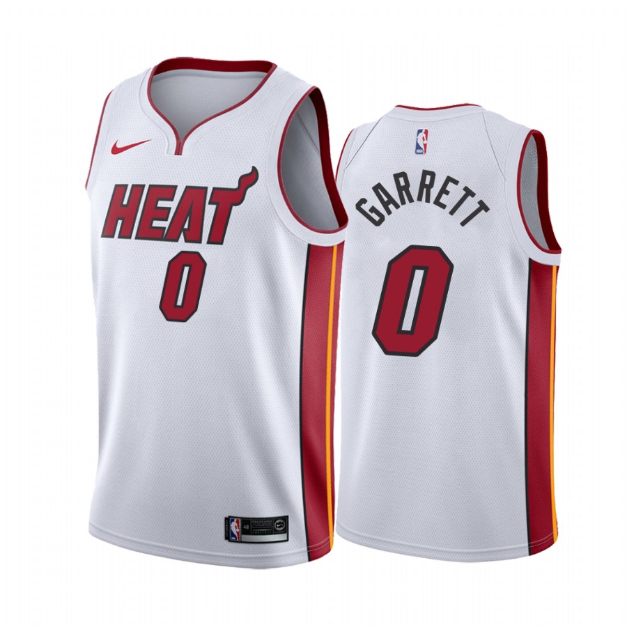 Miami Heat Marcus Garrett #0 White  Association Edition Jersey