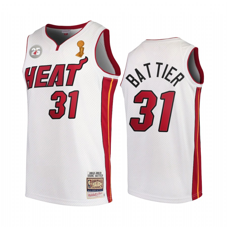 Miami Heat Shane Battier #31 2013 Finals Champion Jersey Men's