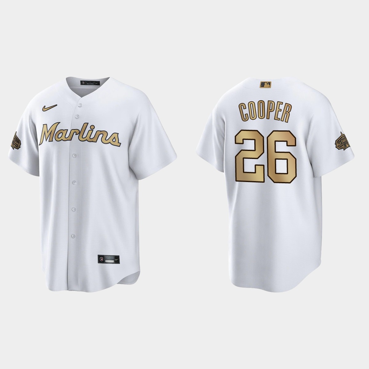 Miami Marlins Garrett Cooper All-Star Game Jersey - White
