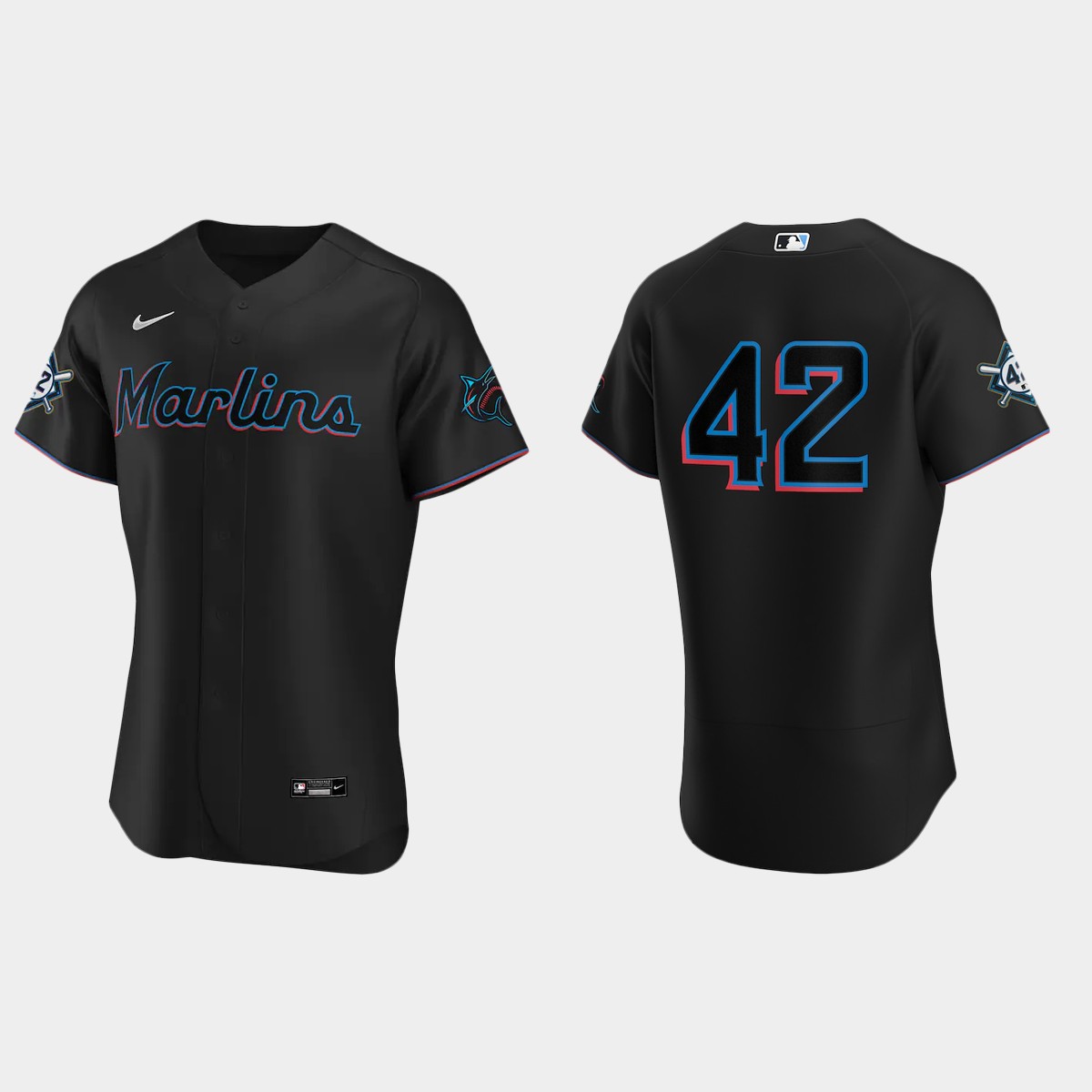 Miami Marlins Jackie Robinson Day Jersey - Black