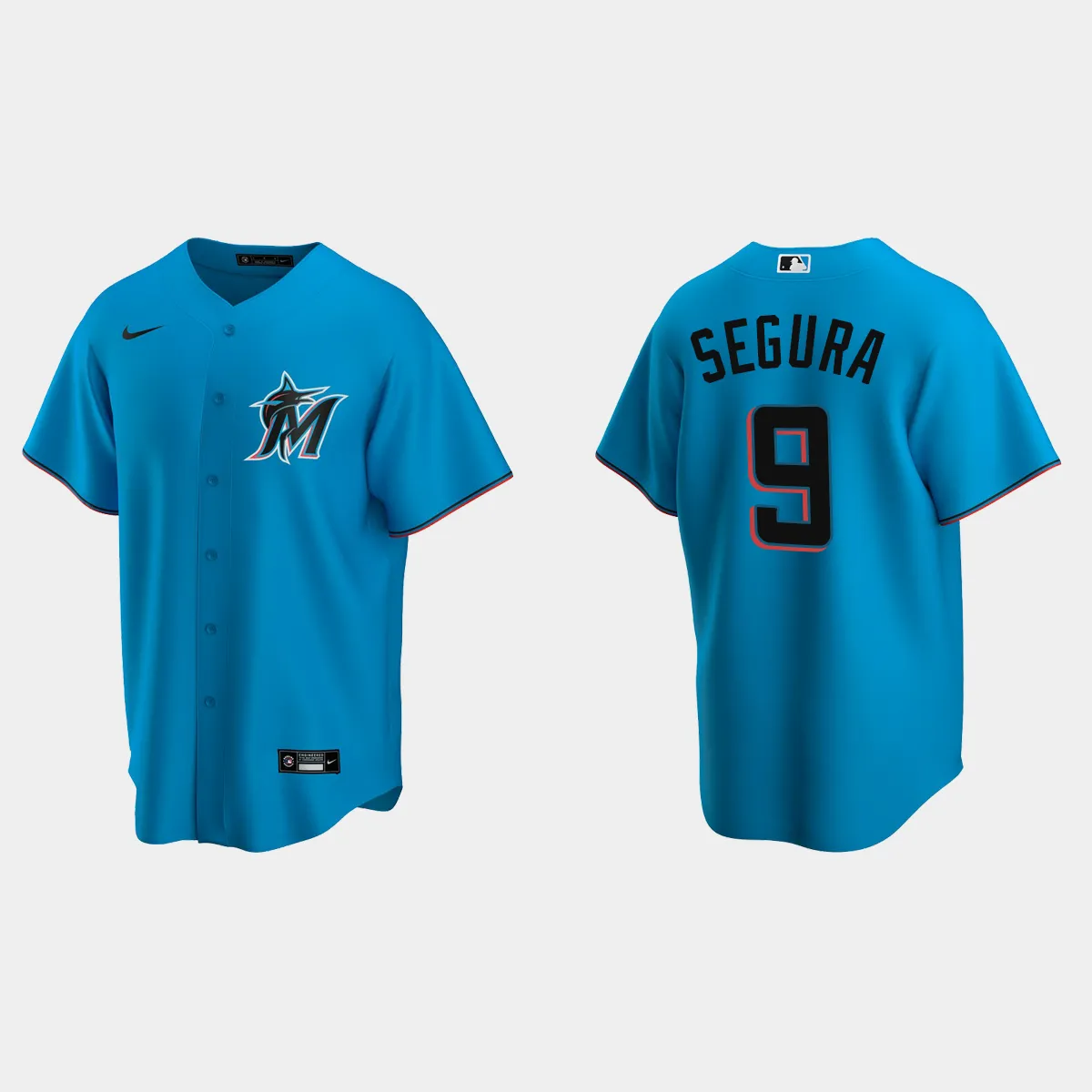 Miami Marlins Jean Segura Alternate Jersey - Blue