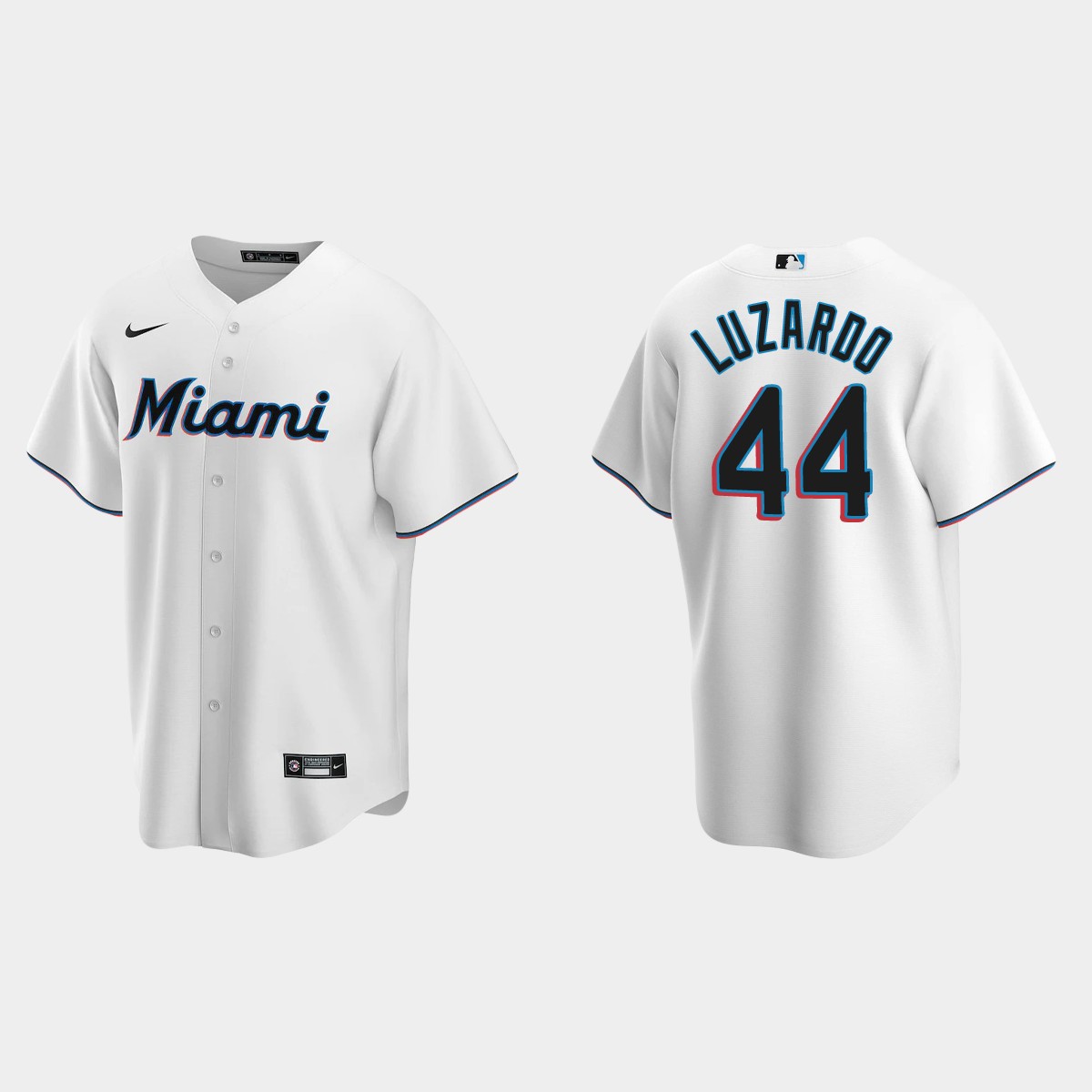 Miami Marlins Jesus Luzardo Home Jersey - White