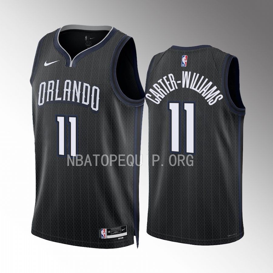 Michael Carter-Williams Orlando Magic Black #11 City Edition Jersey Swingman