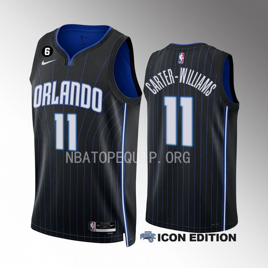Michael Carter-Williams Orlando Magic Black Icon Edition Men Jersey Swingman