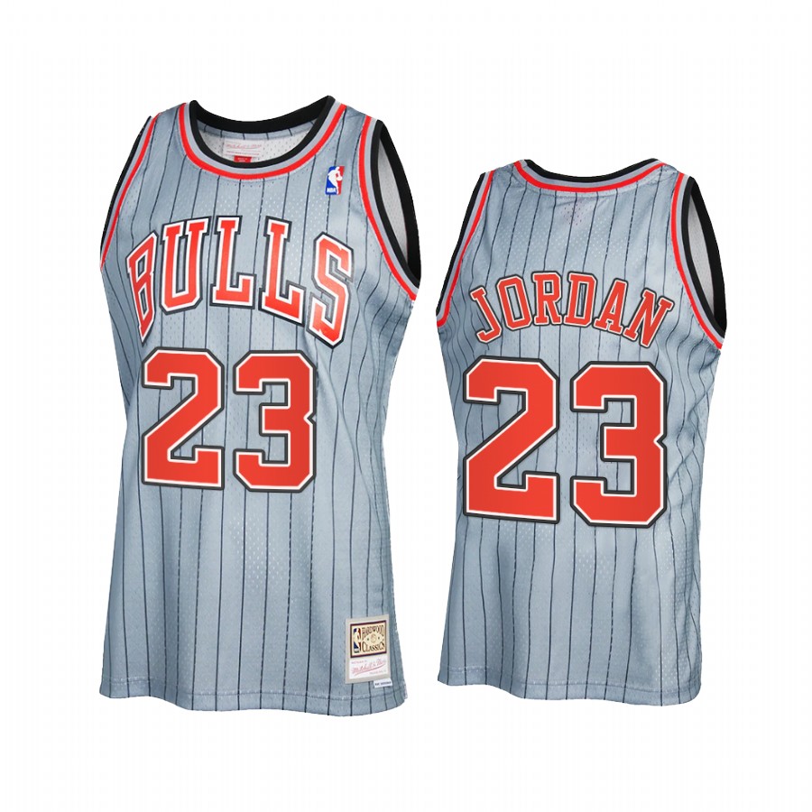 Michael Jordan #23 Chicago Bulls Reload 2.0 Jersey Gray