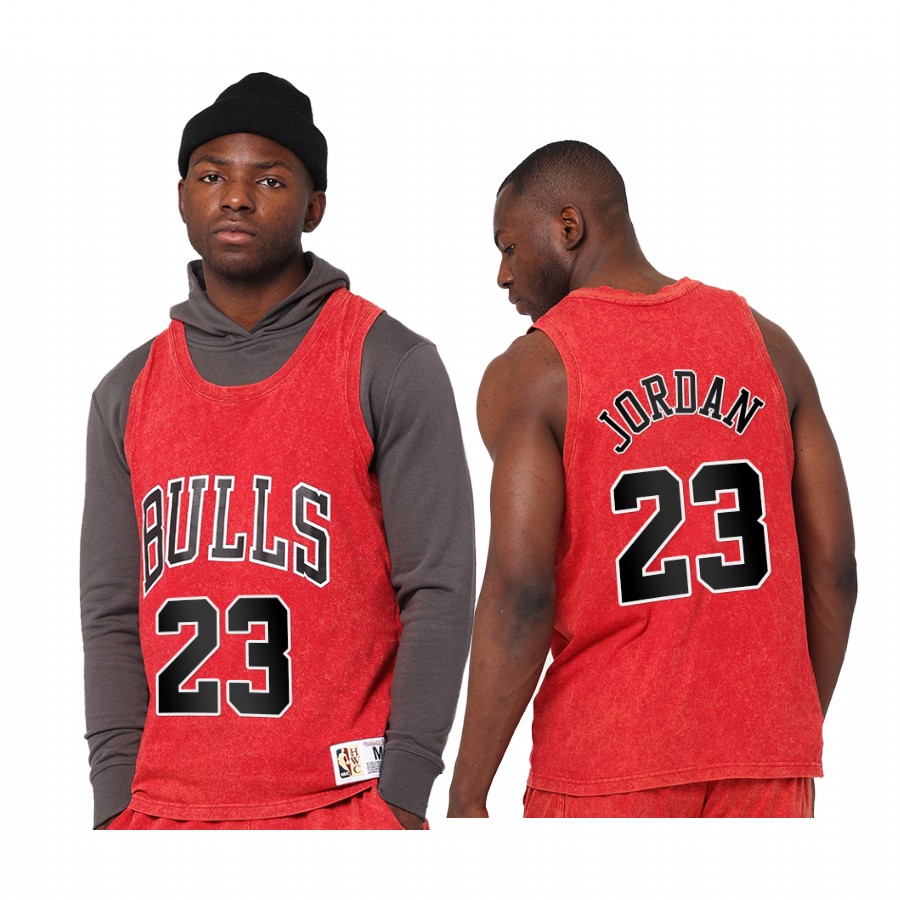 Michael Jordan #23 Chicago Bulls Quintessential Jersey Red