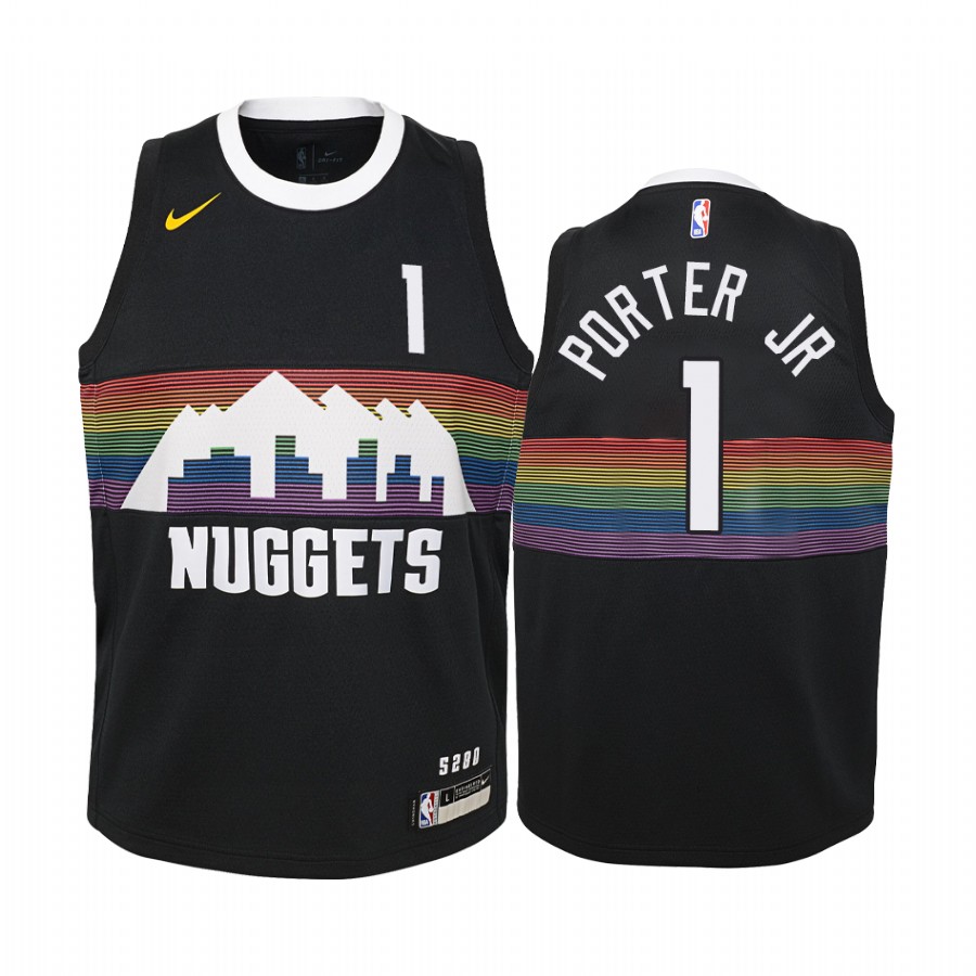 Michael Porter Jr. Denver Nuggets  City Youth Jersey - Black