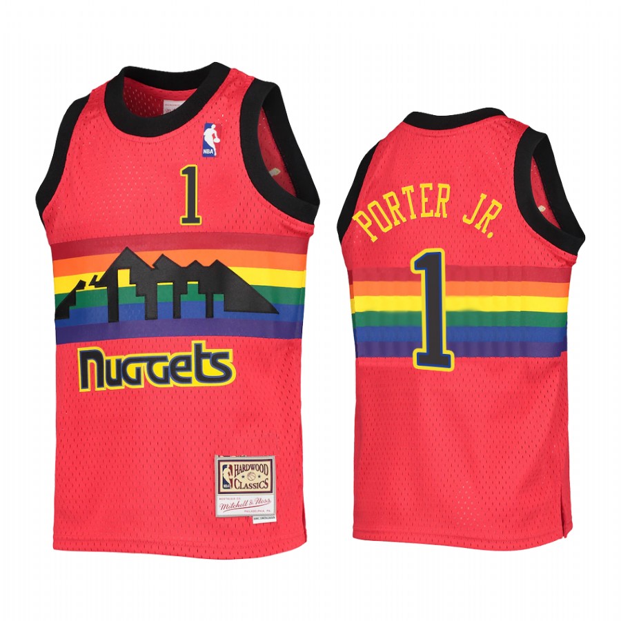 Michael Porter Jr. Denver Nuggets Youth Red Reload Jersey Throwback