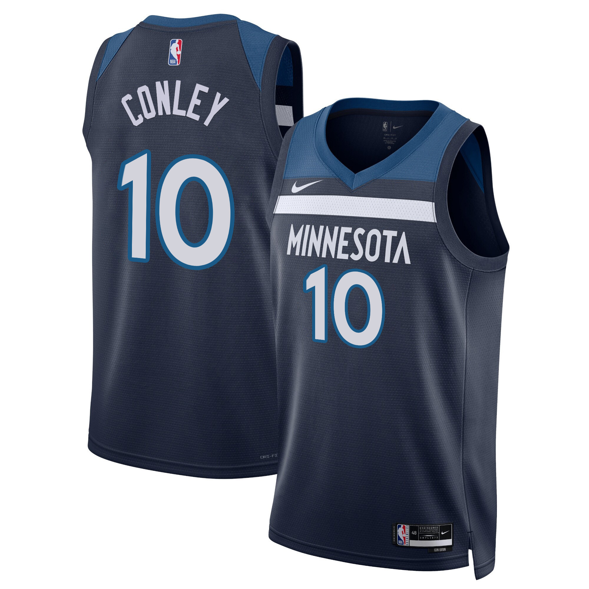 Mike Conley Men's Minnesota Timberwolves Swingman Icon Jersey - All Stitched