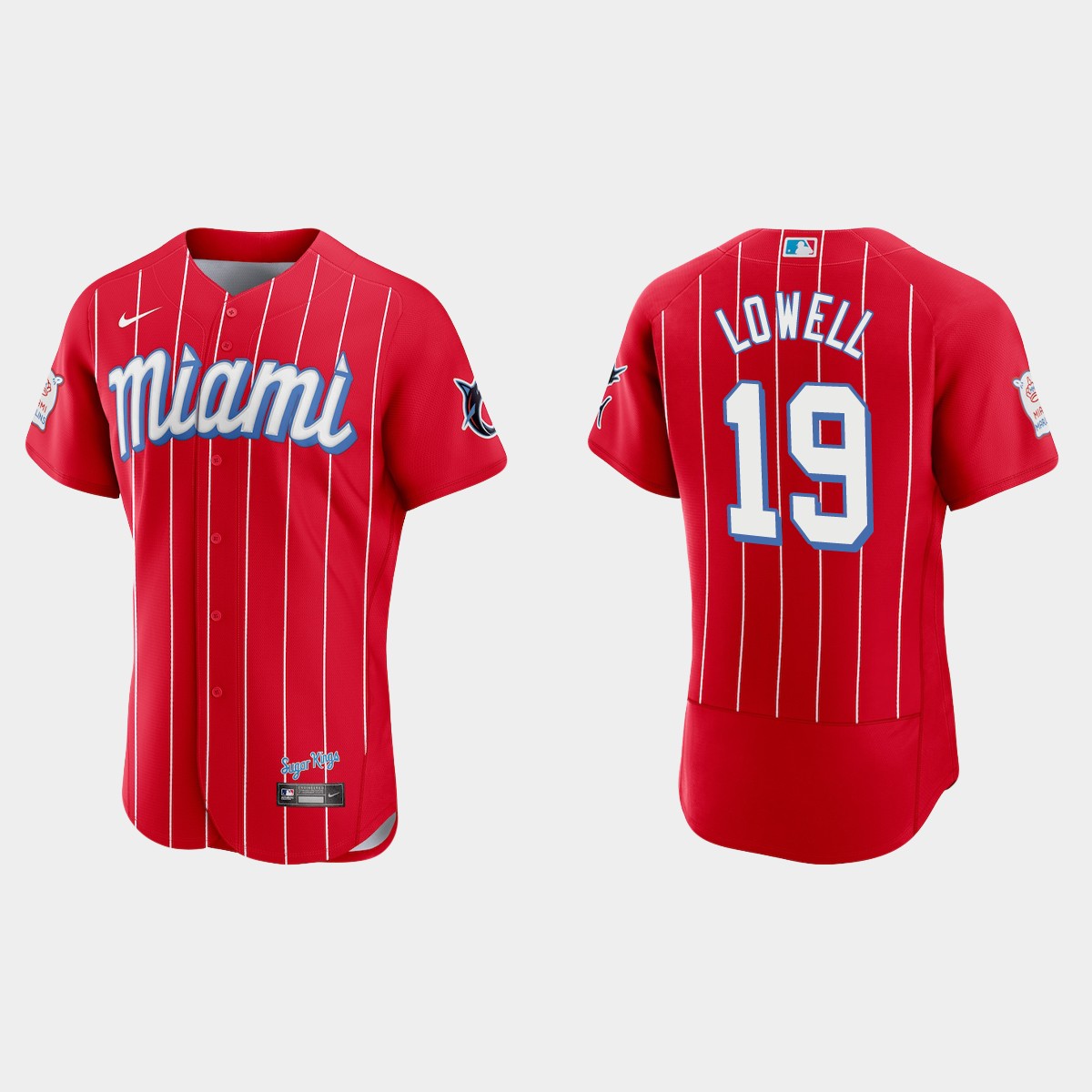 Mike Lowell Miami Marlins City Connect Jersey - Red