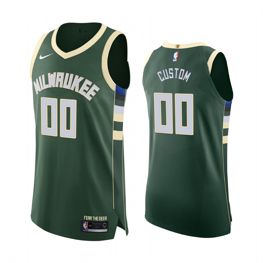 Milwaukee Bucks Custom  Icon Jersey
