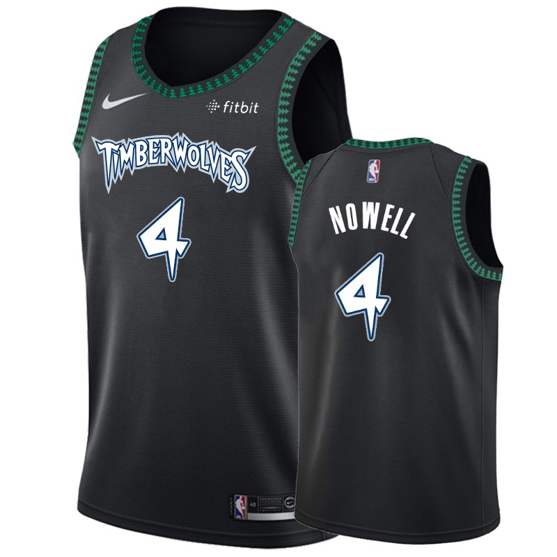 Minnesota Timberwolves Jaylen Nowell #4 Hardwood Classics Men's Jersey