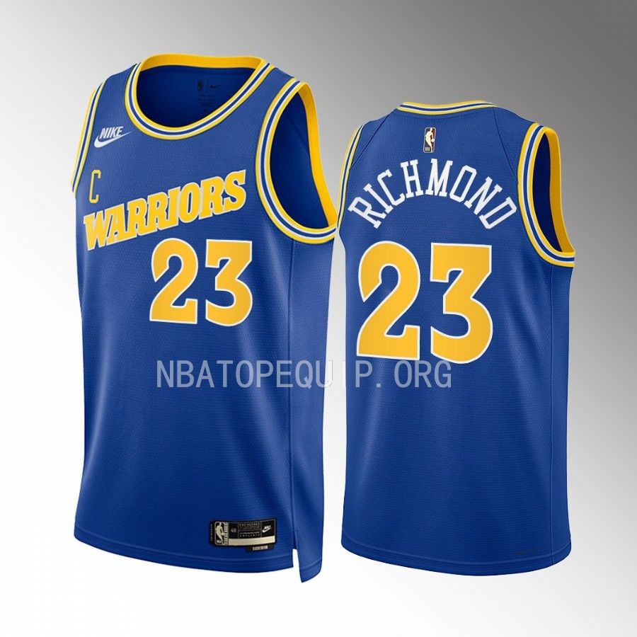 Mitch Richmond Golden State Warriors #23 Blue Jersey Classic Edition Swingman