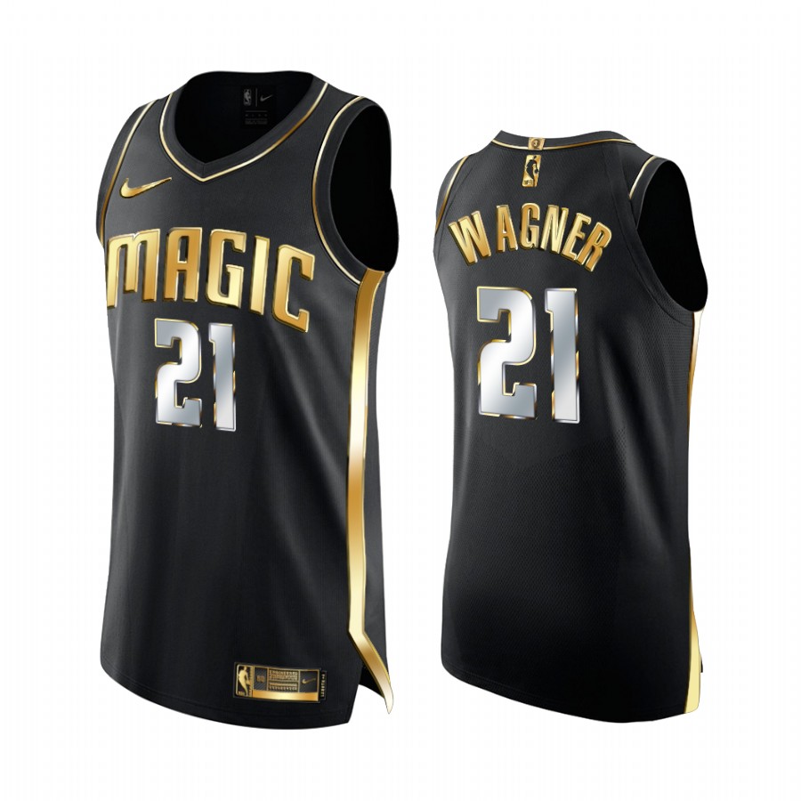 Moritz Wagner Orlando Magic Black Golden Edition Jersey