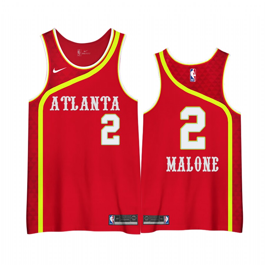 Moses Malone Atlanta Hawks City Edition 3.0 Jerseys Shirts