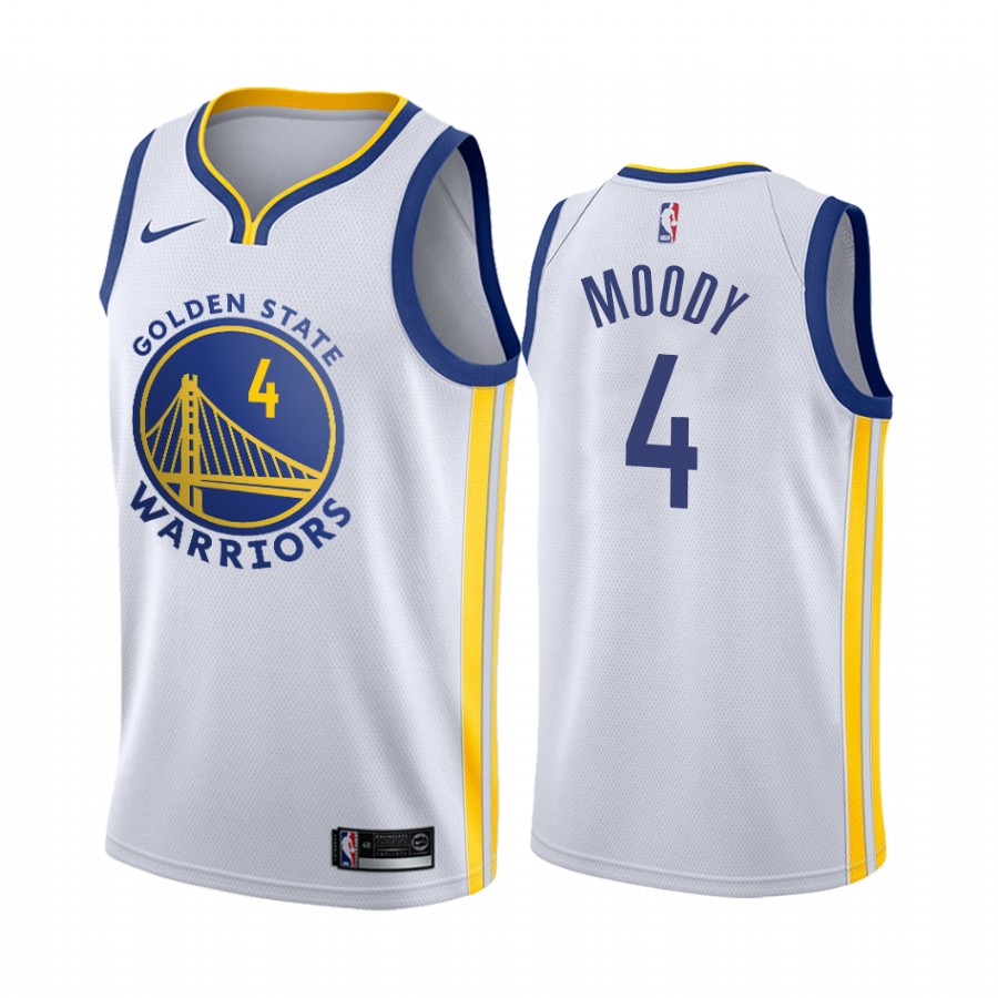 Moses Moody Draft Golden State Warriors Association Edition Jersey White