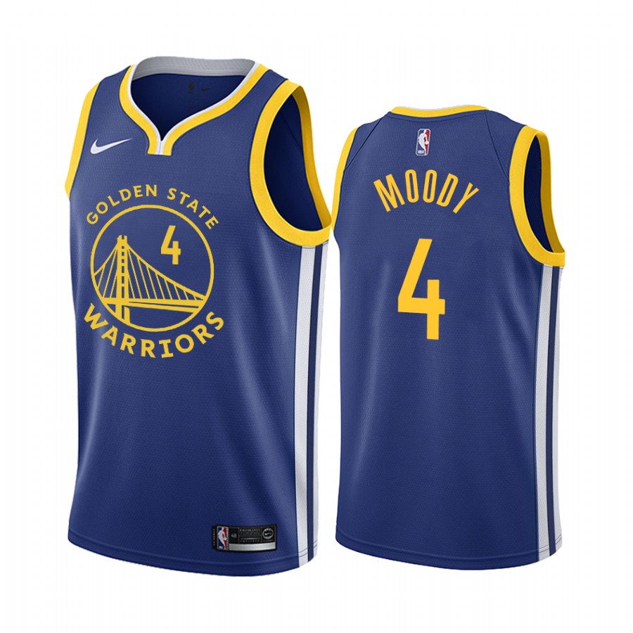 Moses Moody Draft Golden State Warriors Icon Edition Jersey Royal