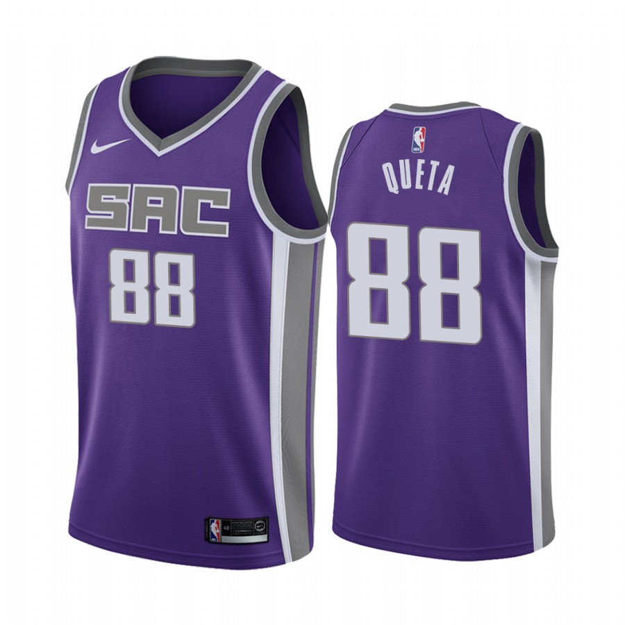 Neemias Queta Draft Sacramento Kings Icon Edition Jersey Purple
