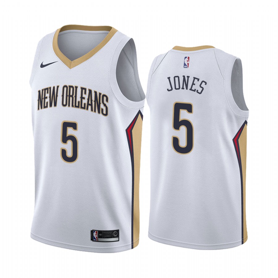 New Orleans Pelicans Herbert Jones Draft #5 Association Edition Jersey White