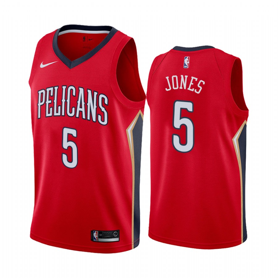 New Orleans Pelicans Herbert Jones Draft #5 Statement Edition Jersey Red