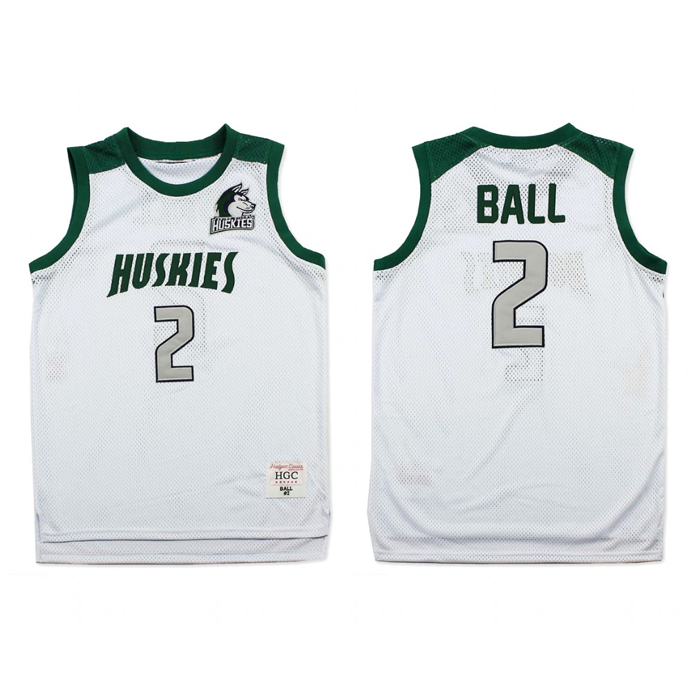 New Orleans Pelicans Lonzo Ball White Chino Hills High School Jersey