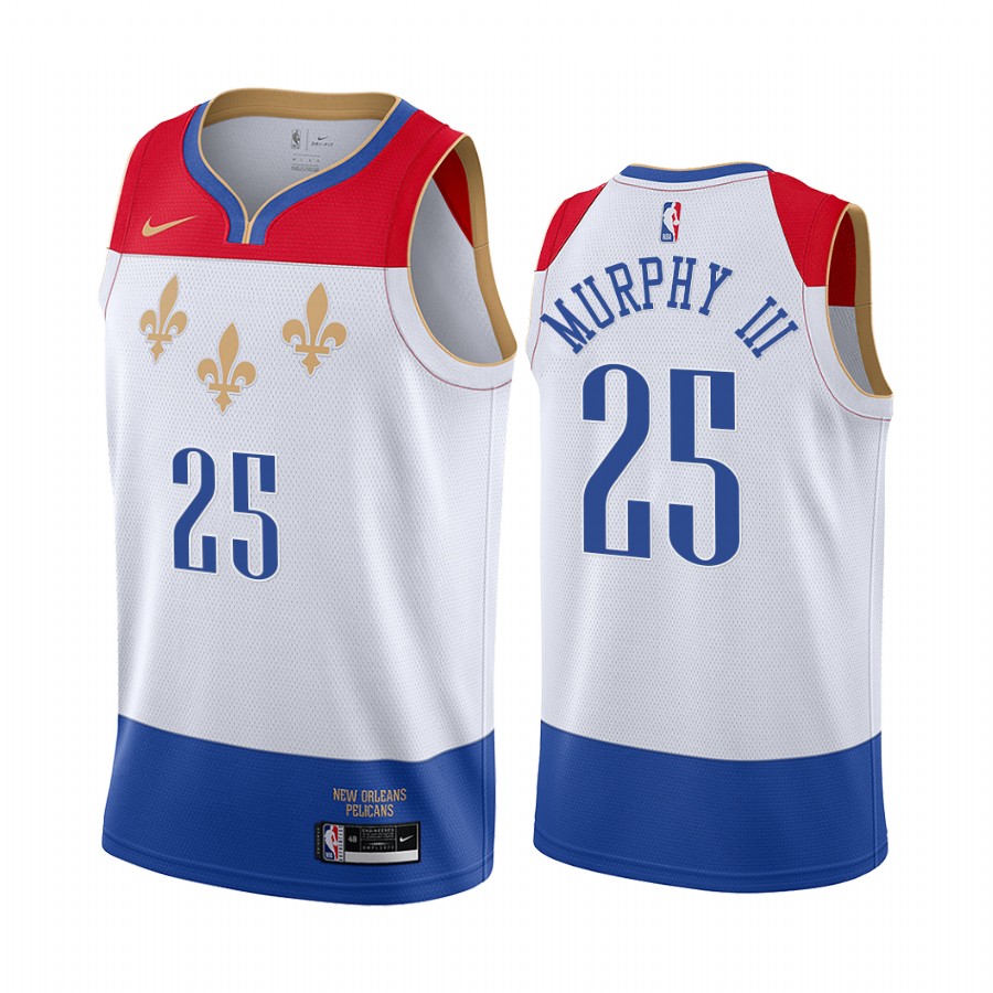 New Orleans Pelicans Trey Murphy III Draft #25 City Edition Jersey White