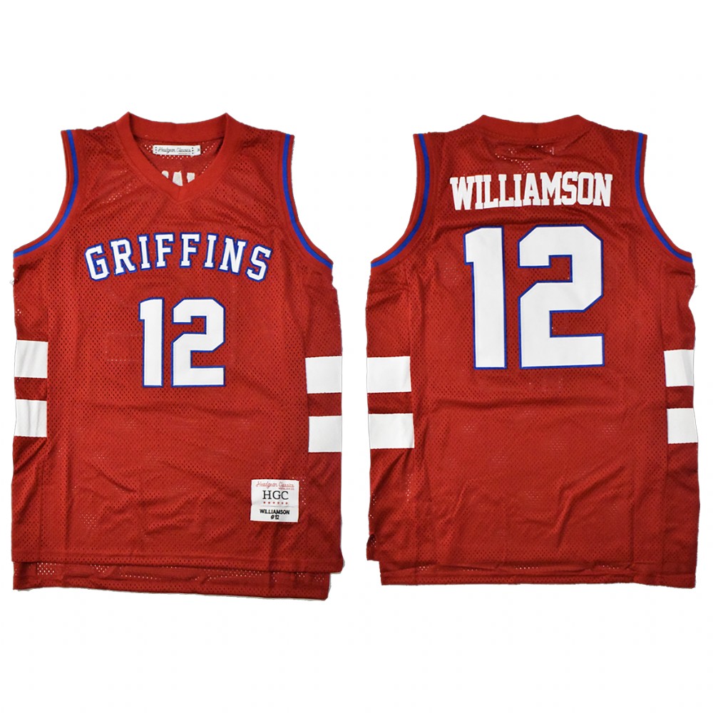 New Orleans Pelicans Zion Williamson Red Alternate Spartanburg High School Jersey