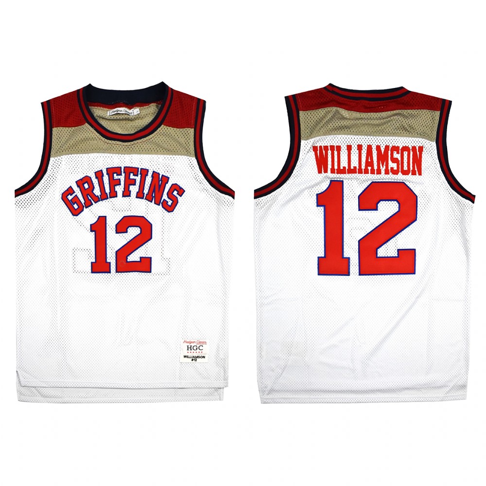New Orleans Pelicans Zion Williamson White Spartanburg Day High School Jersey