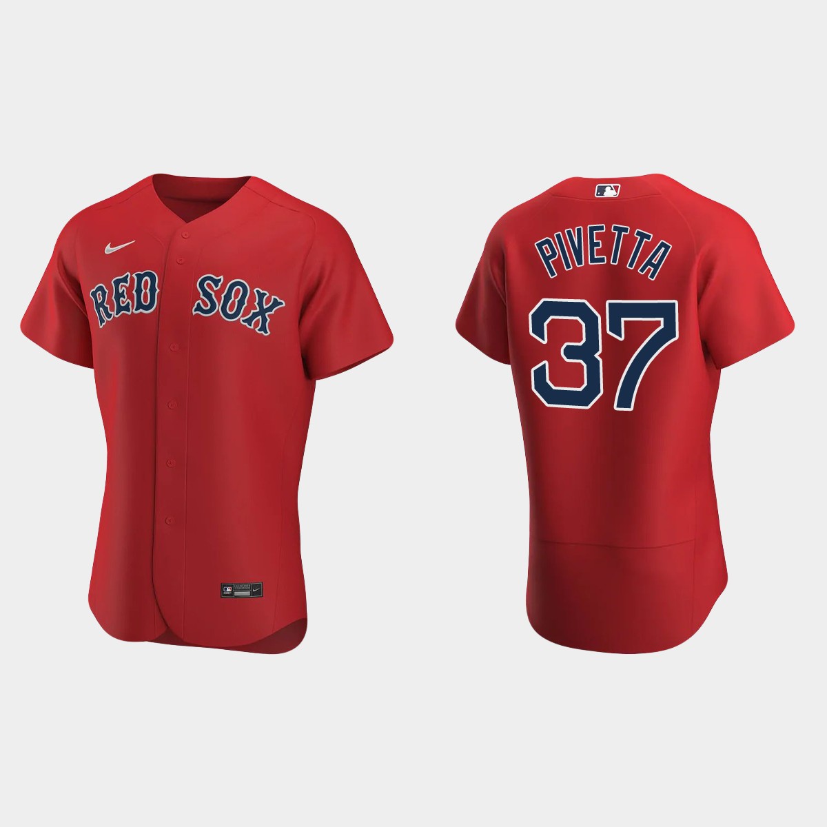 Nick Pivetta #37 Boston Red Sox Alternate Jersey - Red