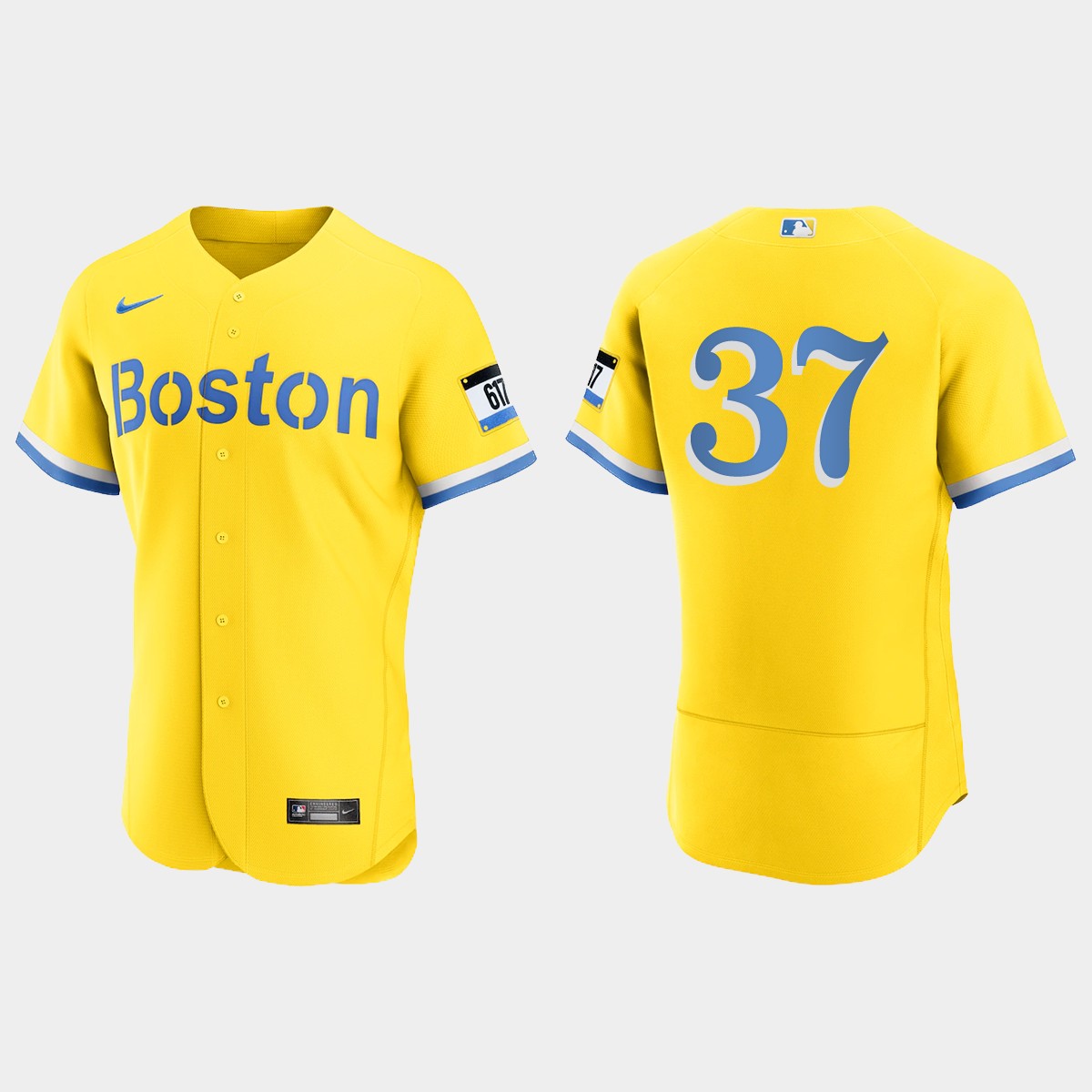 Nick Pivetta Boston Red Sox City Connect Jersey - Gold Light Blue