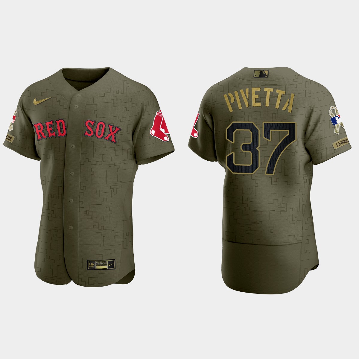 Nick Pivetta Boston Red Sox Salute to Service Digital Camo Jersey - Green