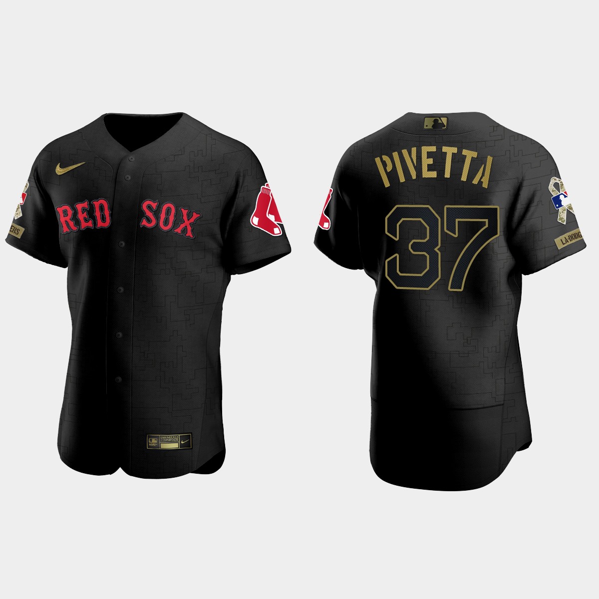 Nick Pivetta Boston Red Sox Salute to Service Jersey - All Black