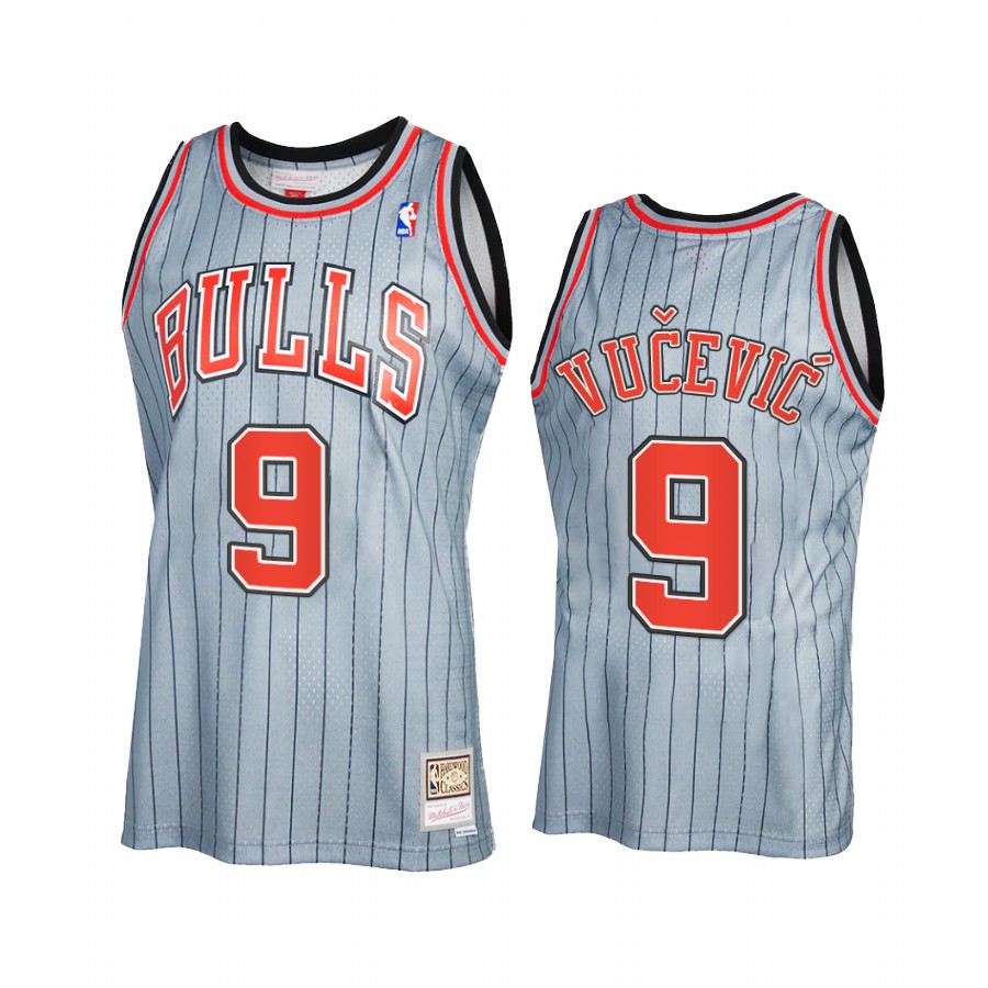 Nikola Vucevic #9 Chicago Bulls Reload 2.0 Jersey Gray