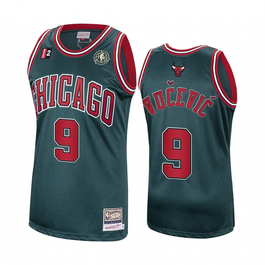 Nikola Vucevic Chicago Bulls Green Hardwood Classics Trade Jersey