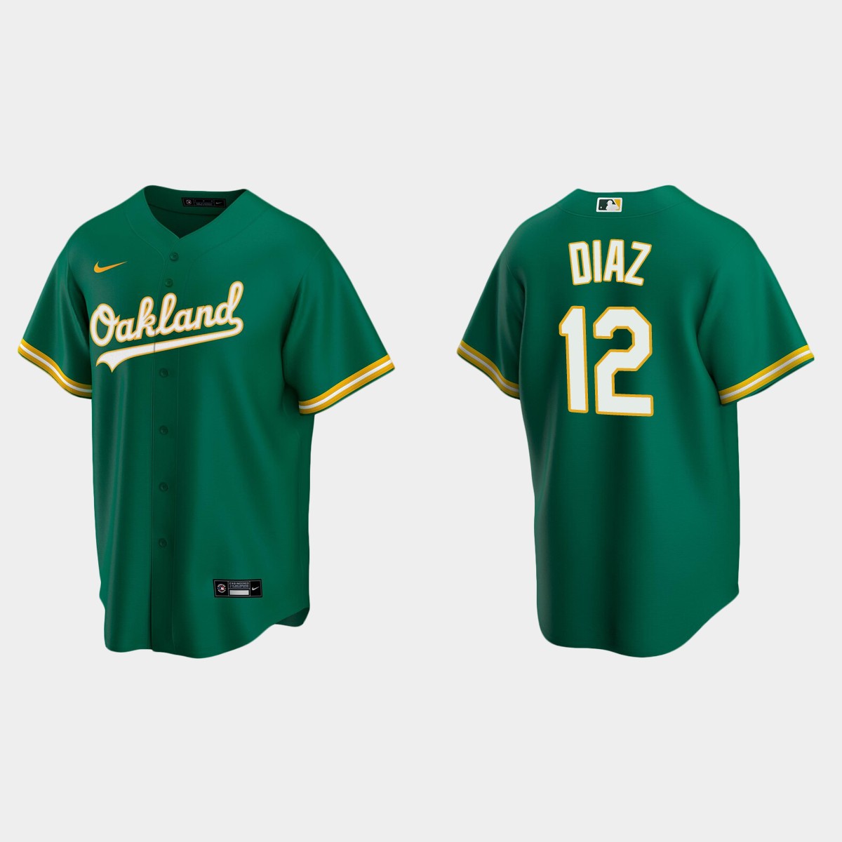 Oakland Athletics Aledmys Diaz Alternate Jersey - Kelly Green