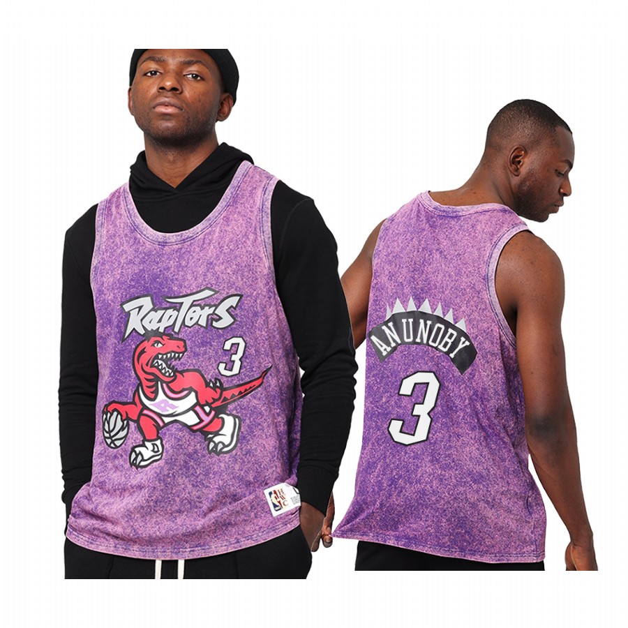 OG Anunoby #3 Toronto Raptors Quintessential Jersey Purple